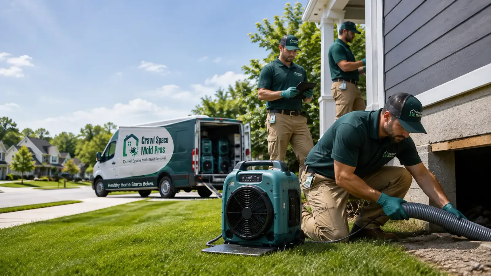 Crawl Space Mold Removal in New Bethlehem, PA